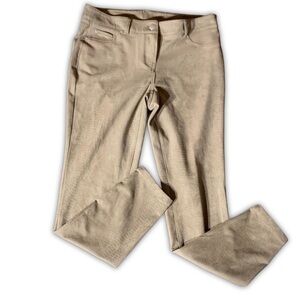 Artisan NY Faux Suede Patterned Skinny Pants